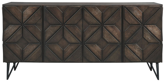 Chasinfield - Dark Brown - Extra Large TV Stand - Hornell Furniture Outlet