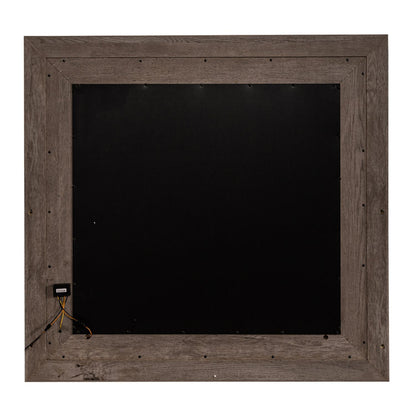 Horizons - Lighted Mirror - Gray - Hornell Furniture Outlet