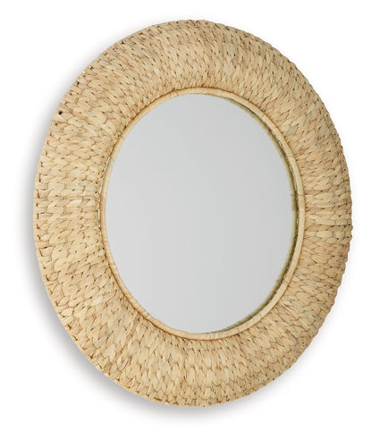Briggsburg - Natural - Accent Mirror - Hornell Furniture Outlet