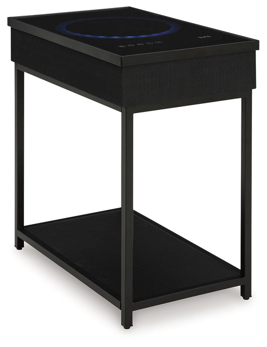 Gemmet - Black - Accent Table - Hornell Furniture Outlet