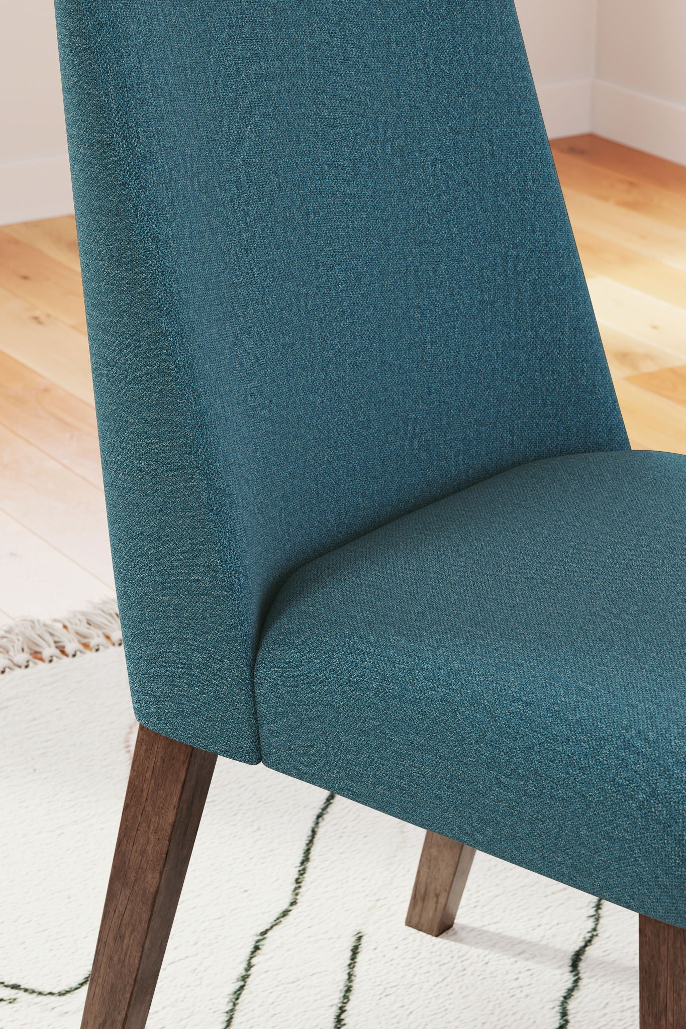 Lyncott - Blue / Brown - Dining Uph Side Chair (Set of 2) - Hornell Furniture Outlet