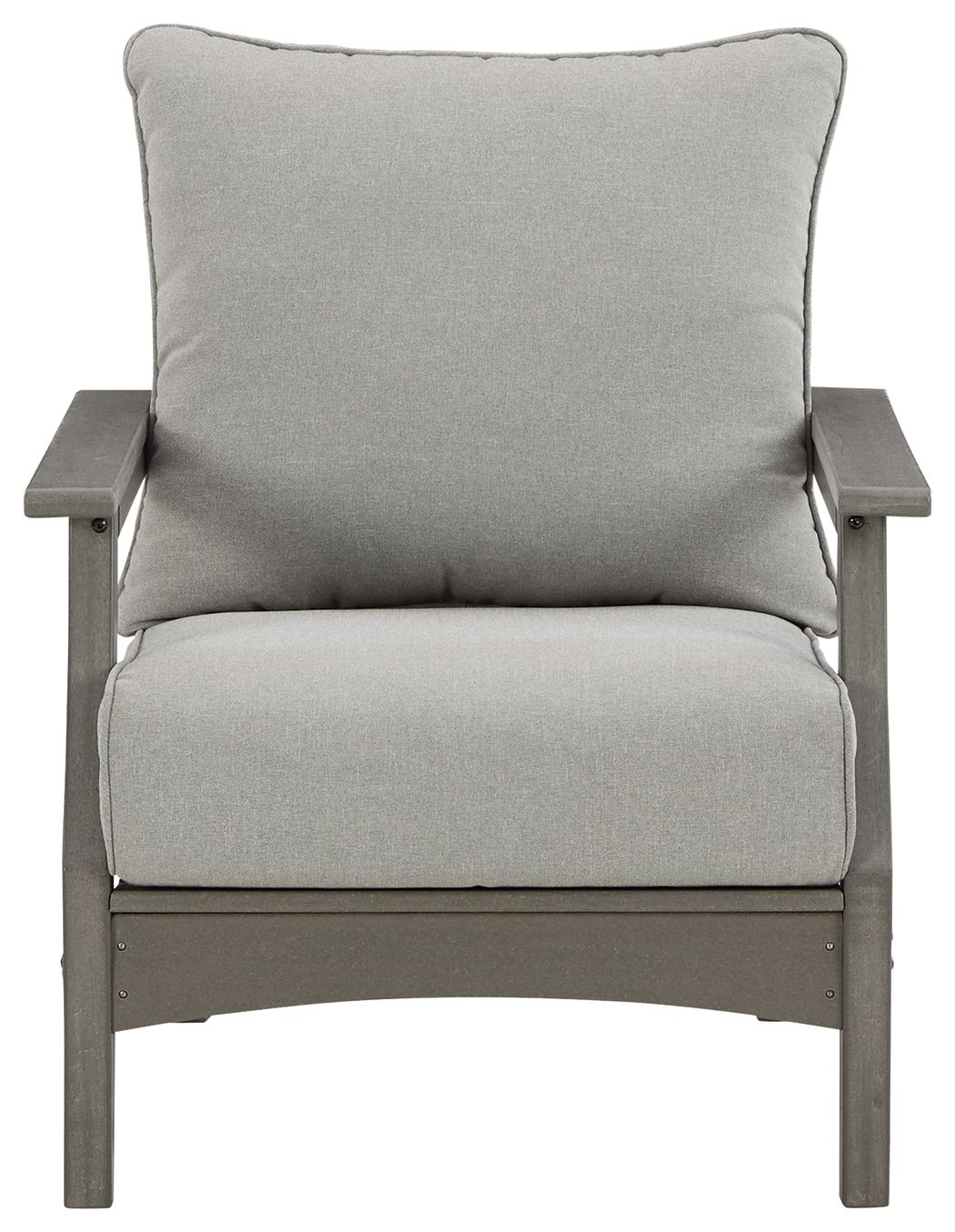 Visola - Gray - Lounge Chair w/Cushion (Set of 2) - Hornell Furniture Outlet