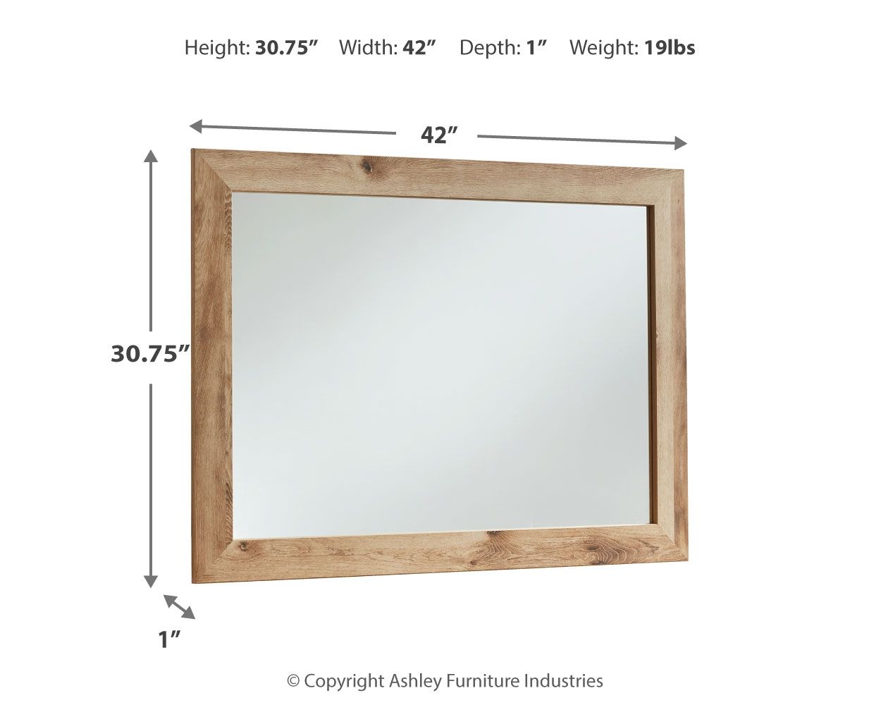 Hyanna - Tan Brown - Bedroom Mirror - Hornell Furniture Outlet