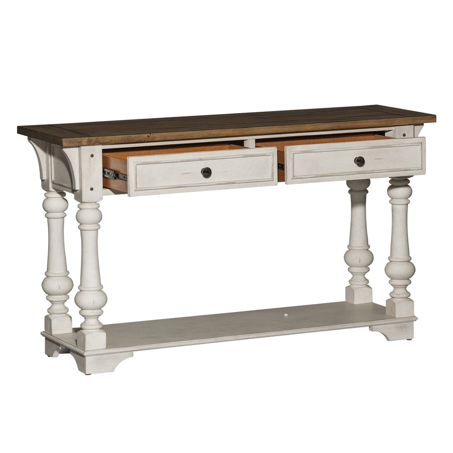 Morgan Creek - Sofa Table - White - Hornell Furniture Outlet