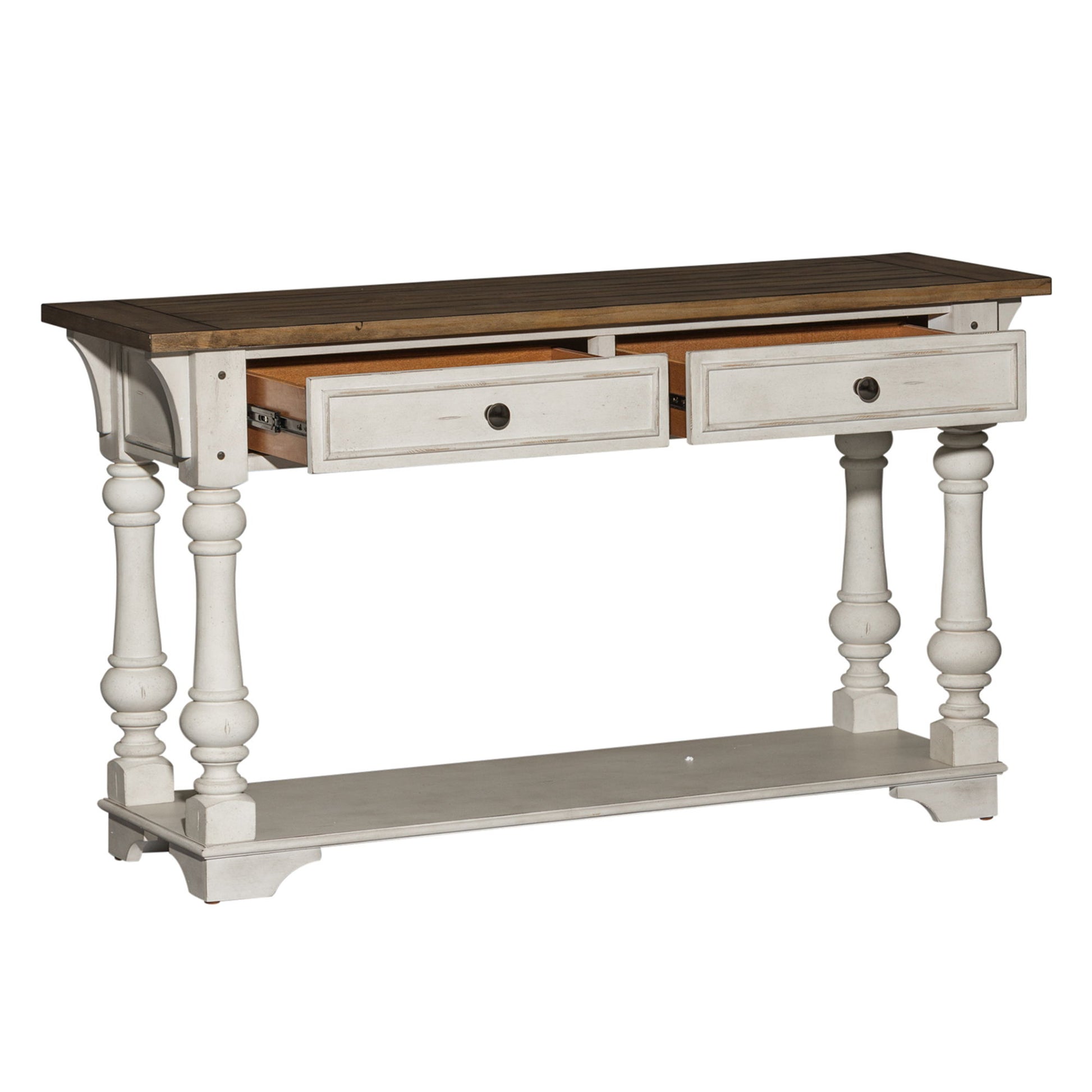Morgan Creek - Sofa Table - White - Hornell Furniture Outlet