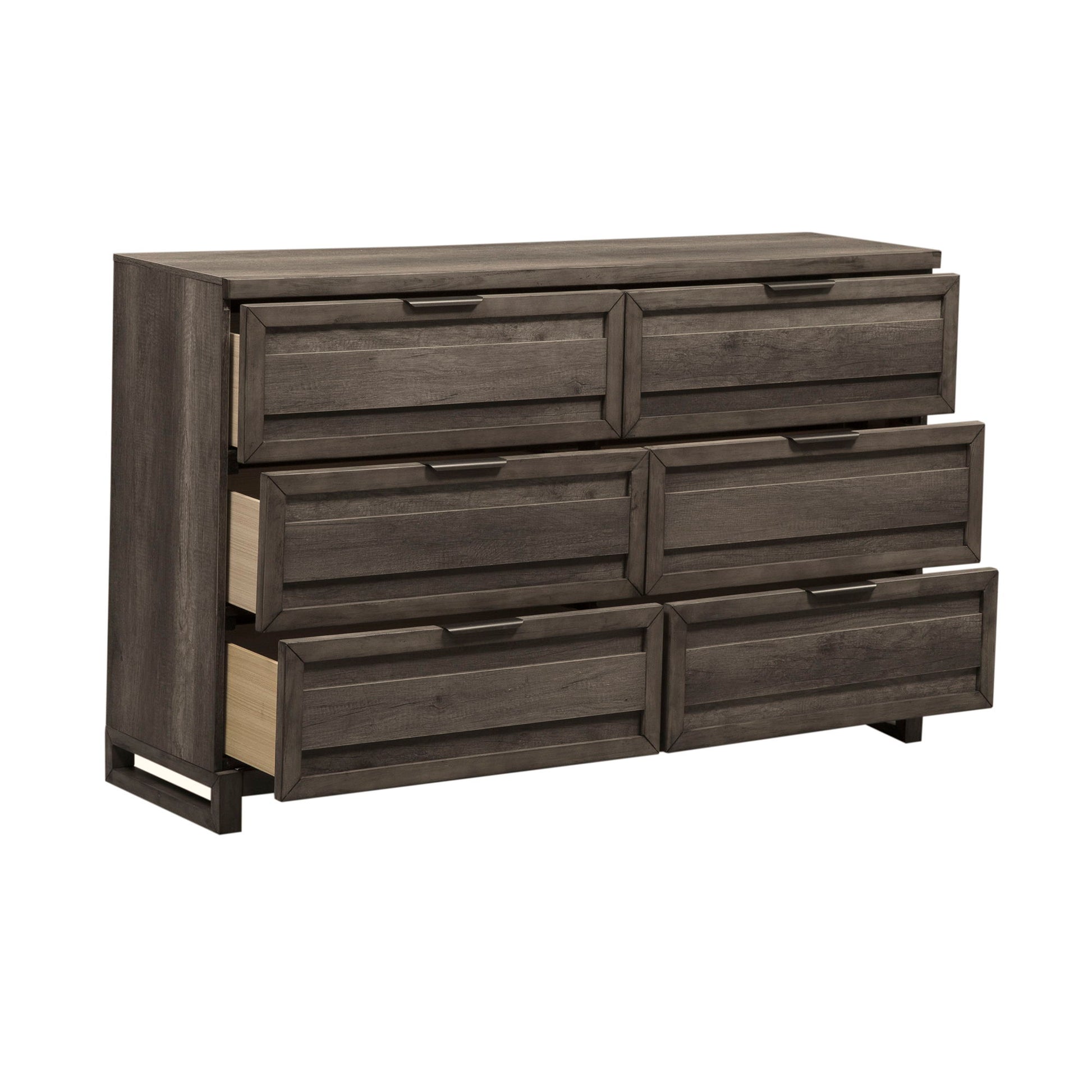 Tanners Creek - 6 Drawer Dresser - Dark Gray - Hornell Furniture Outlet