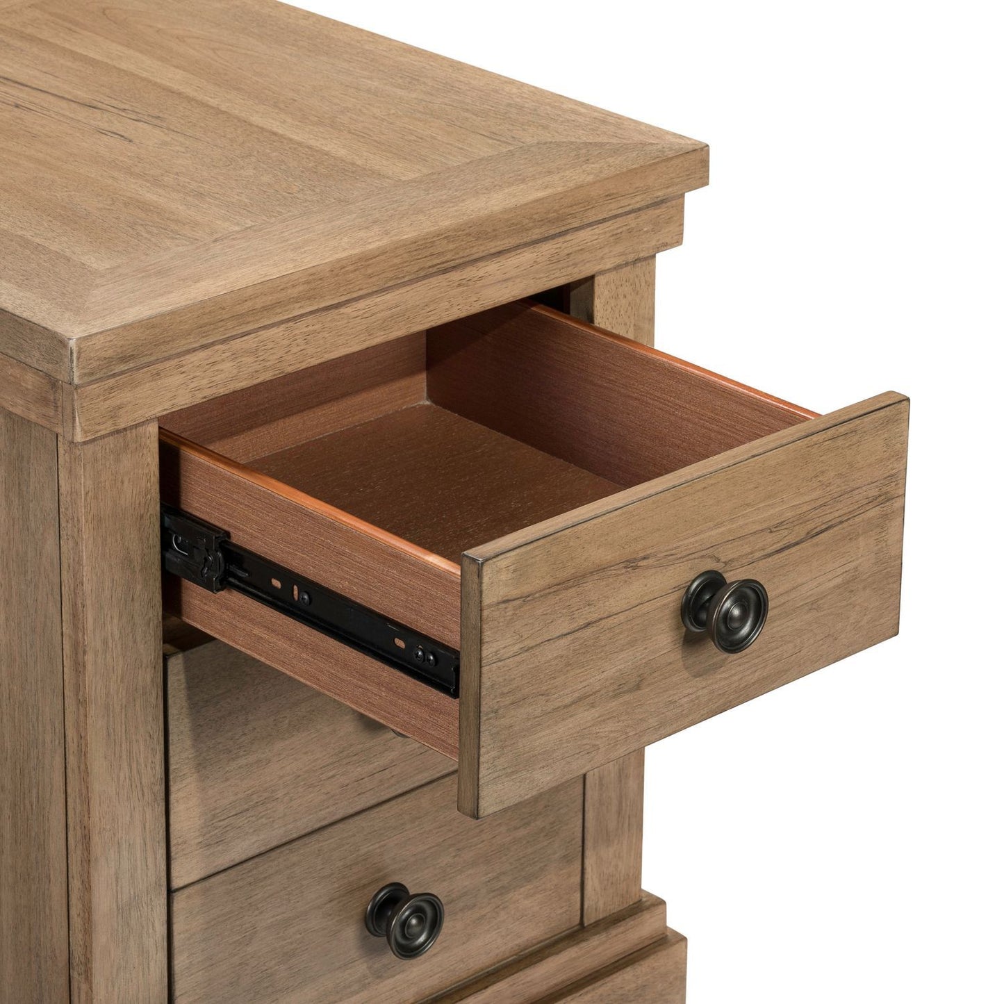 Haven Hills - Chairside Table - Camel Beige - Hornell Furniture Outlet