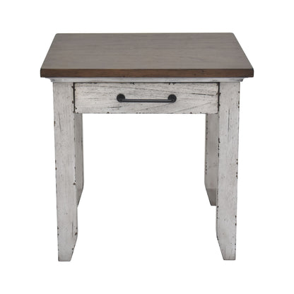 Bear Creek - 3 Piece Table Set - White - Hornell Furniture Outlet