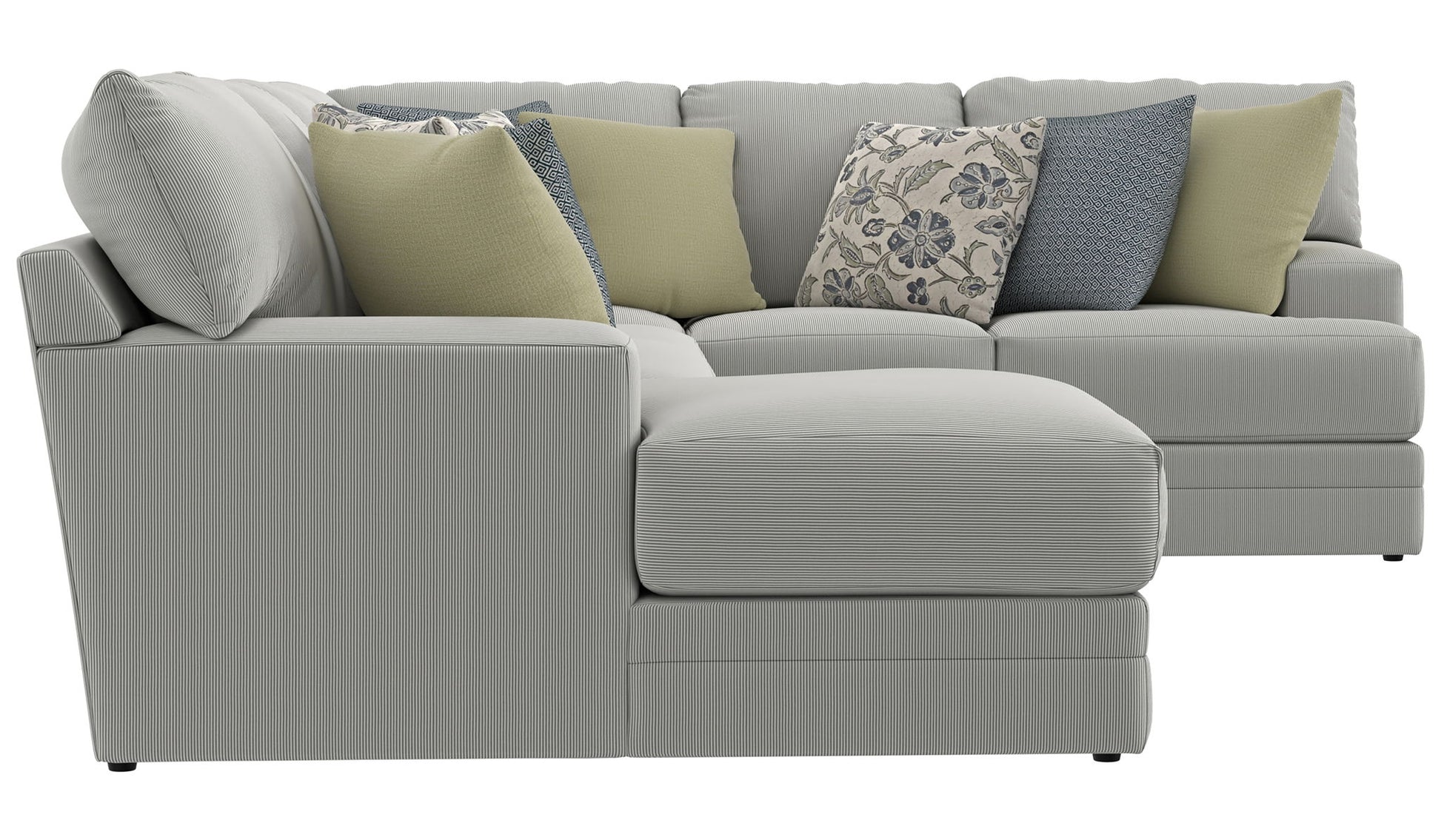 Stockbridge - Sectional With Comfort Coil Seating And 9 Accent Pillows Included - Hornell Furniture Outlet