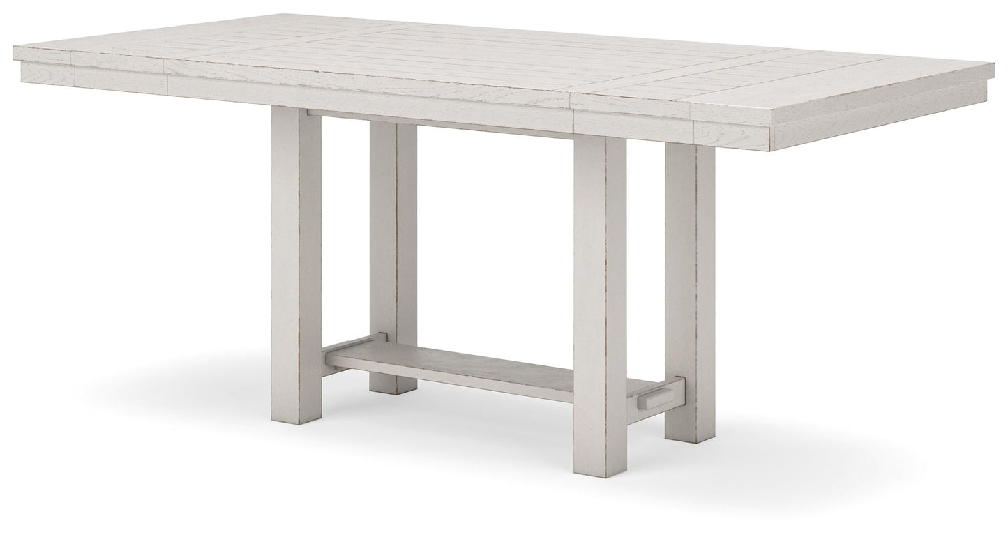 Robbinsdale - Rectangular Counter Height Dining Extension Table Set - Hornell Furniture Outlet