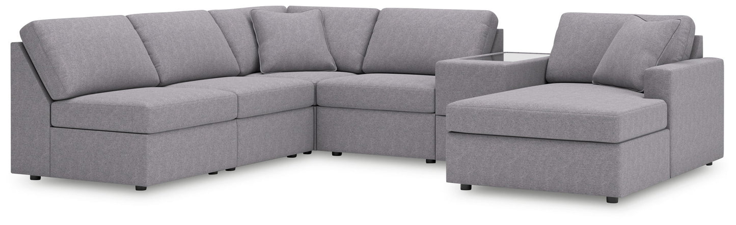 Modmax - Granite - Sectional - Hornell Furniture Outlet