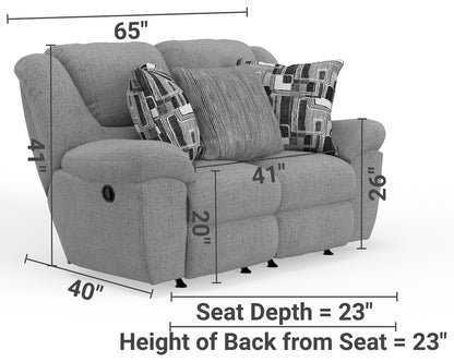 Trifecta - Reclining Loveseat - Hornell Furniture Outlet