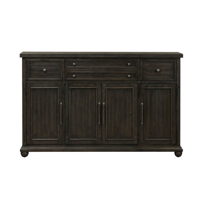 Harvest Home - Hall Buffet - Black - Hornell Furniture Outlet
