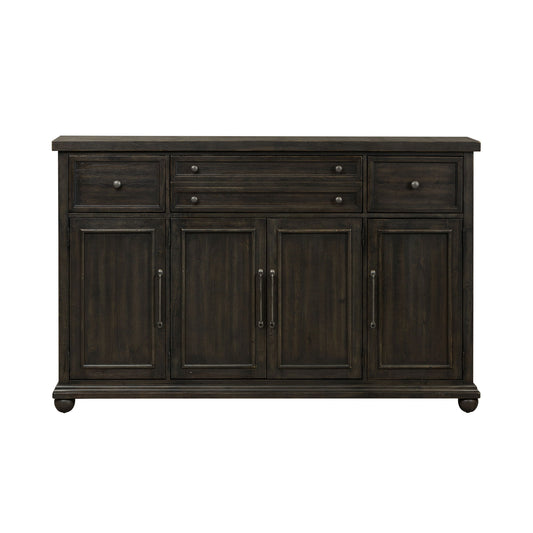 Harvest Home - Hall Buffet - Black - Hornell Furniture Outlet