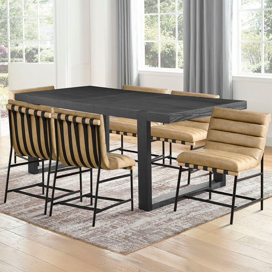 Yves - Dining Table With 6 Nicco Chairs - Hornell Furniture Outlet