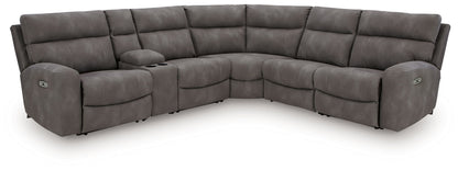 Next - Gen Durapella - Power Reclining Sectional Set - Hornell Furniture Outlet