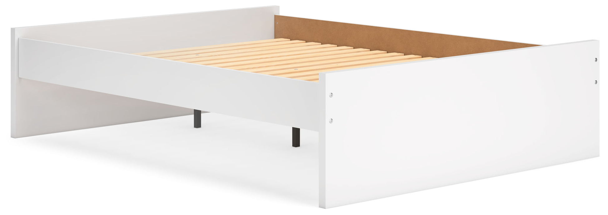 Onita - White - Queen Platform Bed - Hornell Furniture Outlet