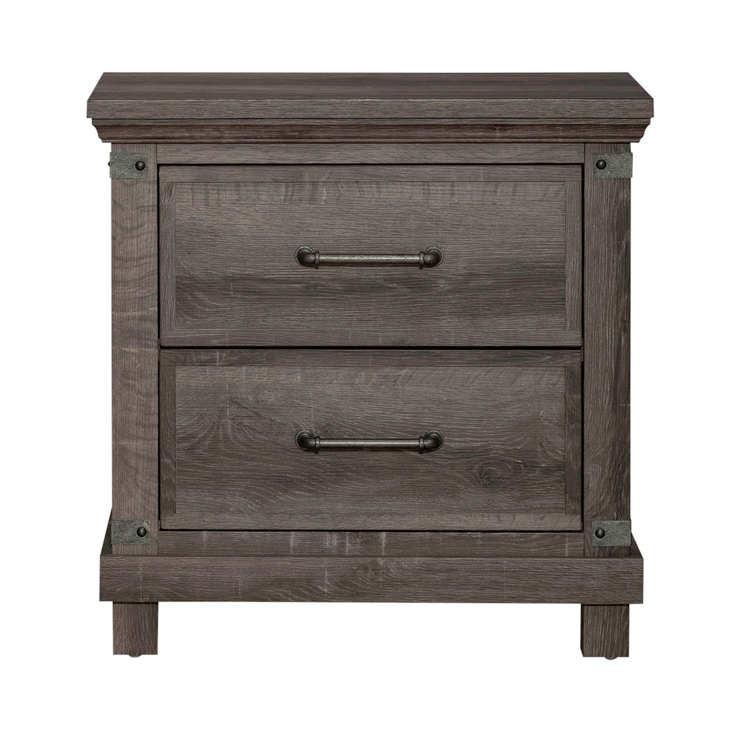 Lakeside Haven - Nightstand With Charging Station - Dark Brown - Hornell Furniture Outlet