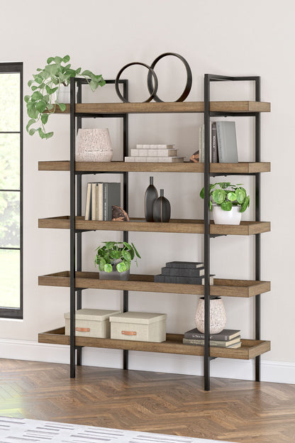 Montia - Light Brown - Bookcase - Hornell Furniture Outlet