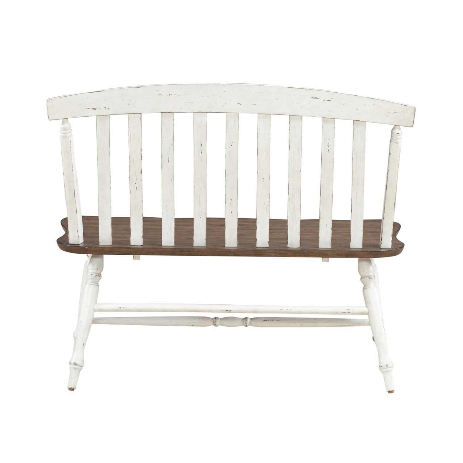 Al Fresco - Slat Back Bench (RTA) - White - Hornell Furniture Outlet