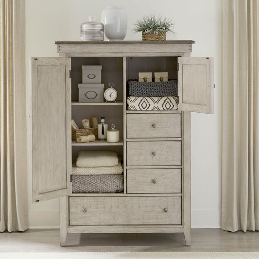 Ivy Hollow - Door Chest - White - Hornell Furniture Outlet