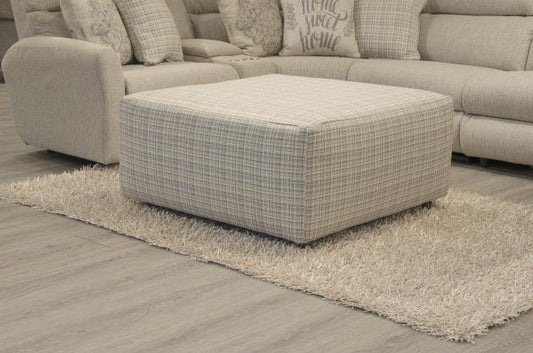 McPherson - Castered Cocktail Ottoman - White - Hornell Furniture Outlet
