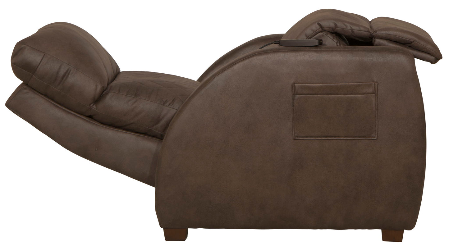 Relaxer - Power Headrest Power Lay Flat Reclining With Heat / Massage / Lumbar / Zero Gravity - Hornell Furniture Outlet