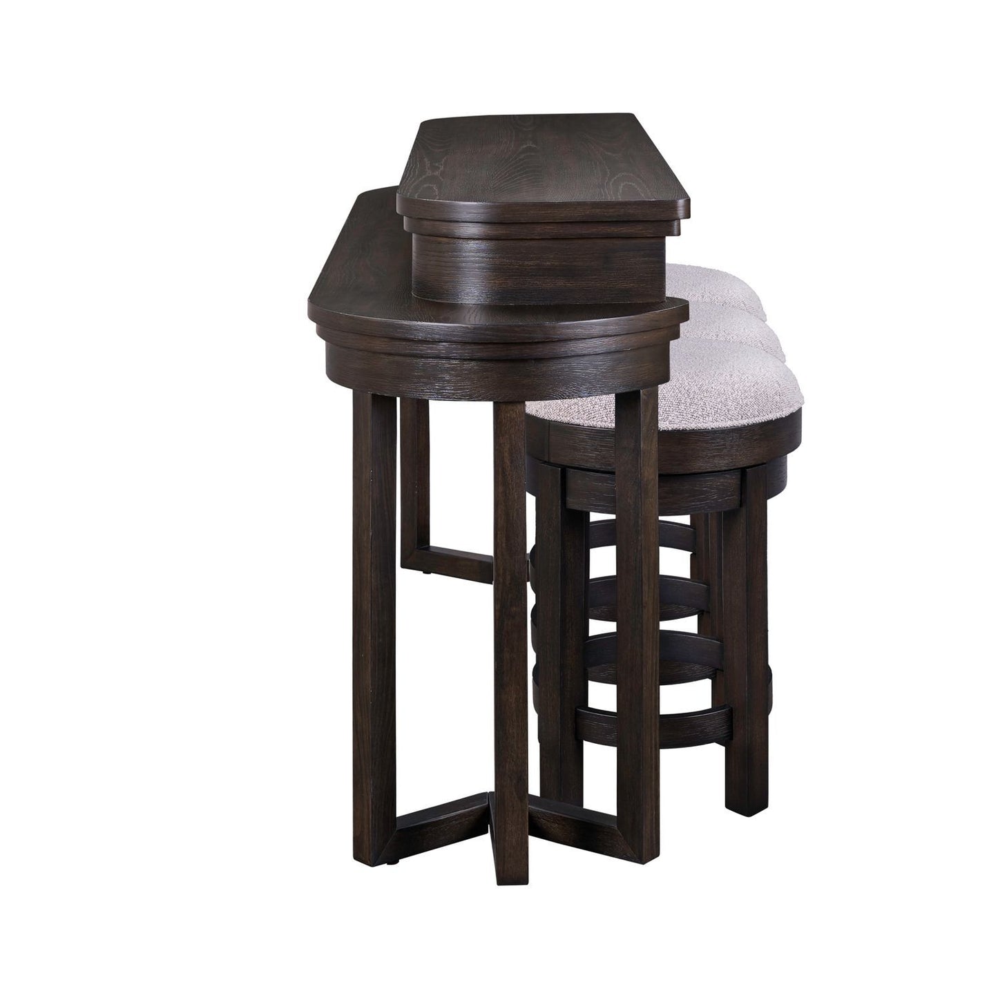 Weston - 4 Piece Bar Set - Brown - Hornell Furniture Outlet