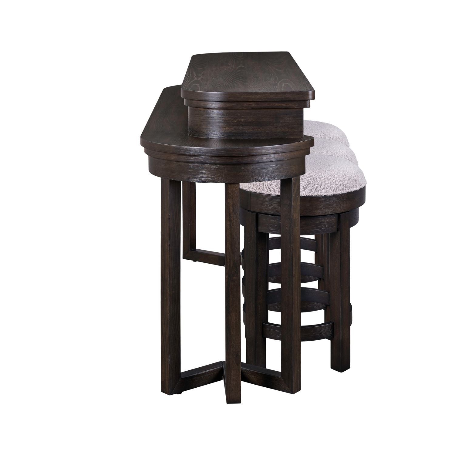 Weston - 4 Piece Bar Set - Brown - Hornell Furniture Outlet