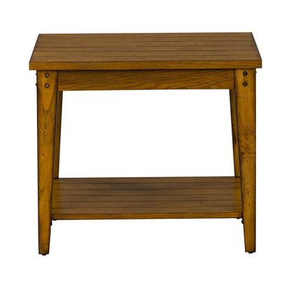 Lake House - Square Lamp Table - Hornell Furniture Outlet