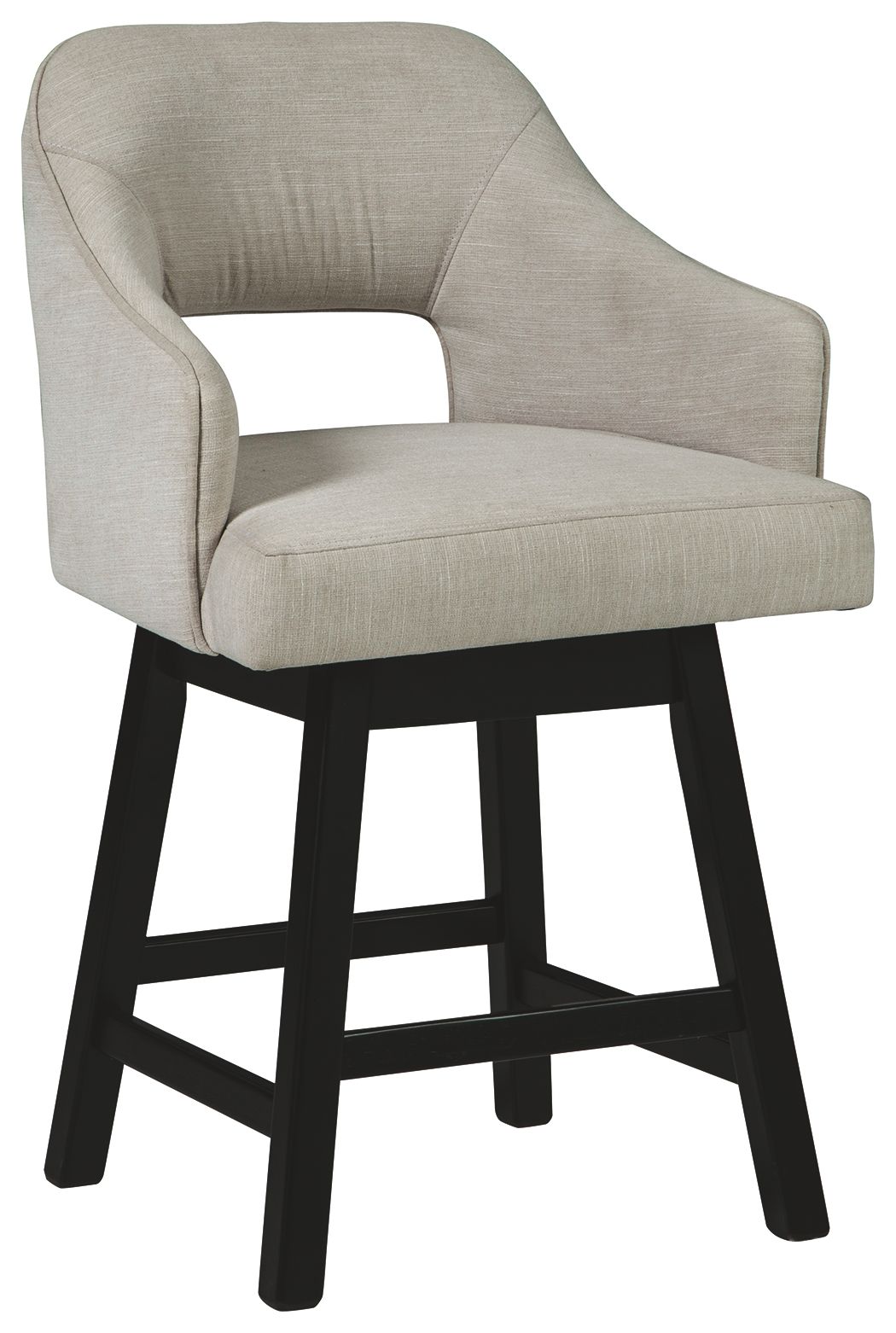 Tallenger - Upholstered Swivel Barstool (Set of 2) - Hornell Furniture Outlet