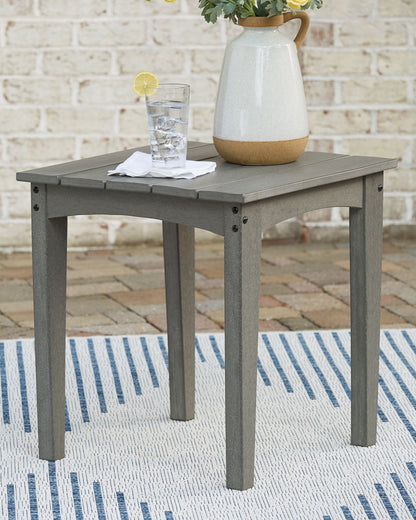 Visola - Gray - Square End Table - Hornell Furniture Outlet