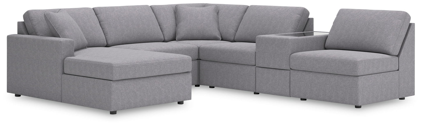 Modmax - Granite - Sectional - Hornell Furniture Outlet