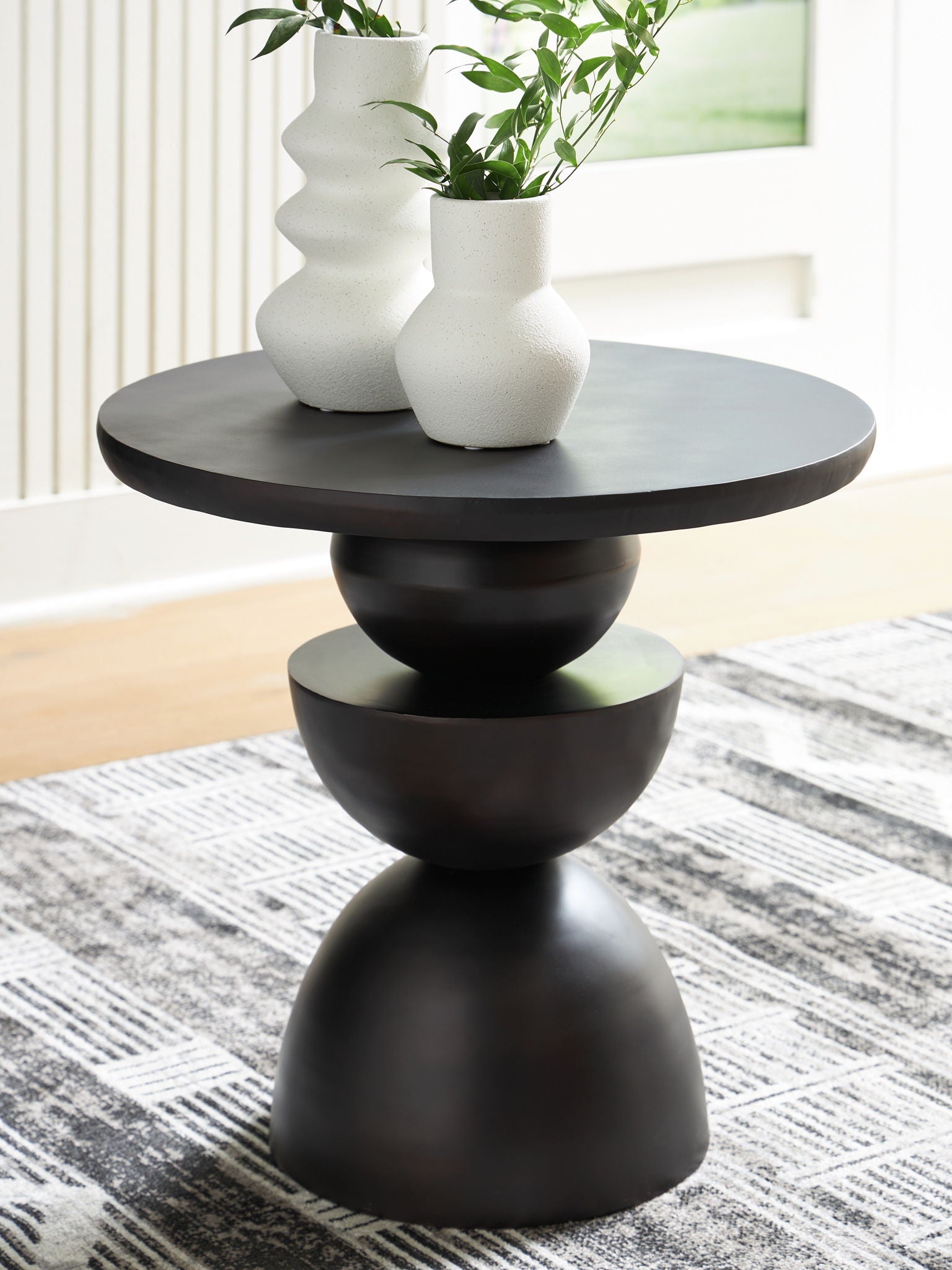 Kurtson - Bronze Finish - Accent Table - Hornell Furniture Outlet