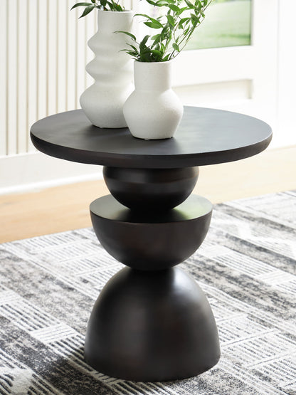 Kurtson - Bronze Finish - Accent Table - Hornell Furniture Outlet