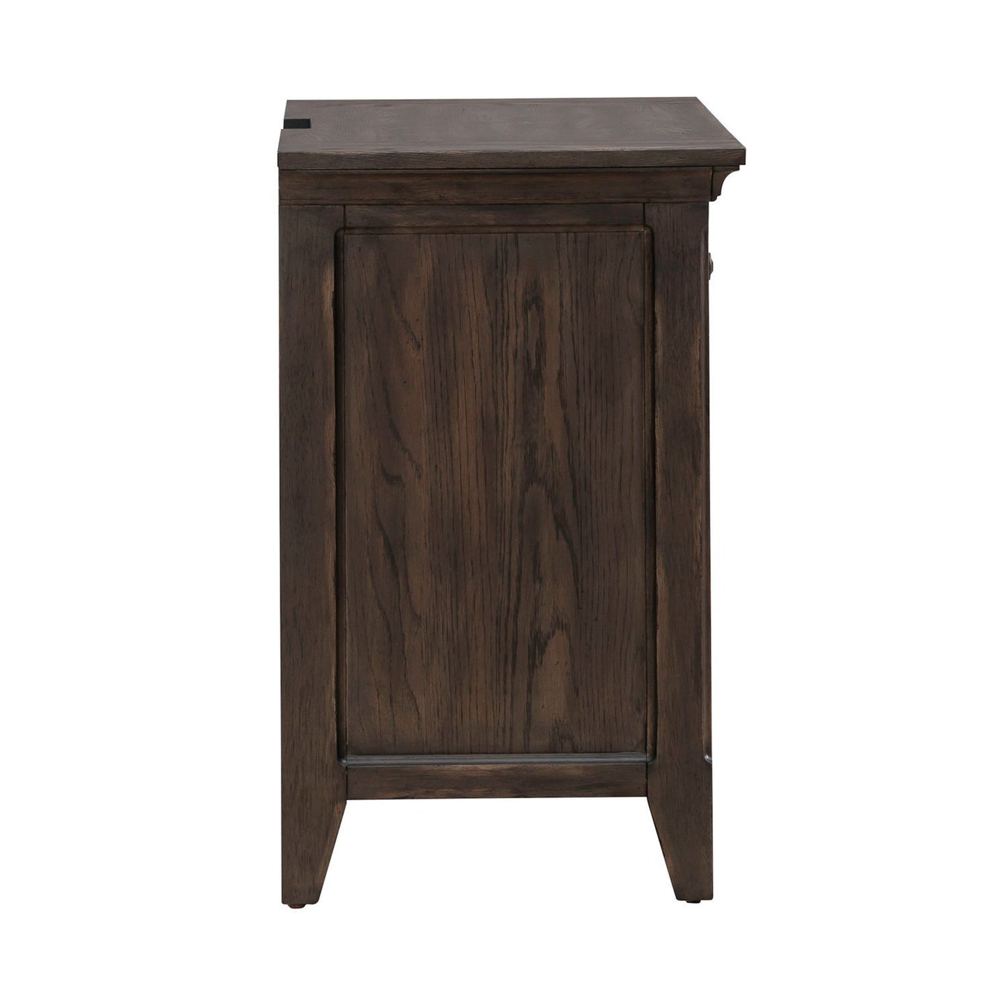 Paradise Valley - Nightstand With Charging Station - Dark Brown - Hornell Furniture Outlet