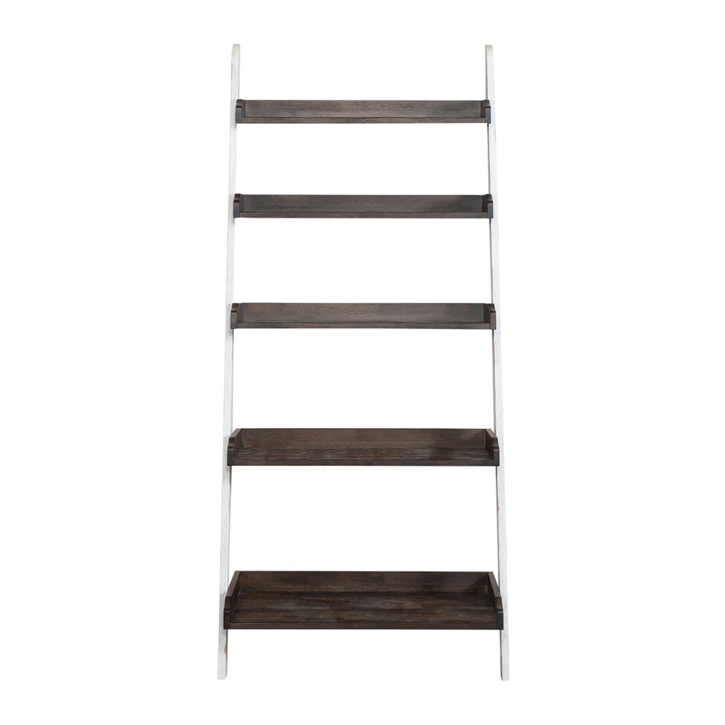 Farmhouse - Leaning Bookcase - White - Hornell Furniture Outlet