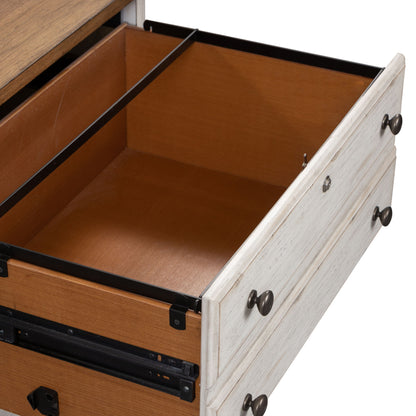 Farmhouse Reimagined - Lateral File - White - Hornell Furniture Outlet