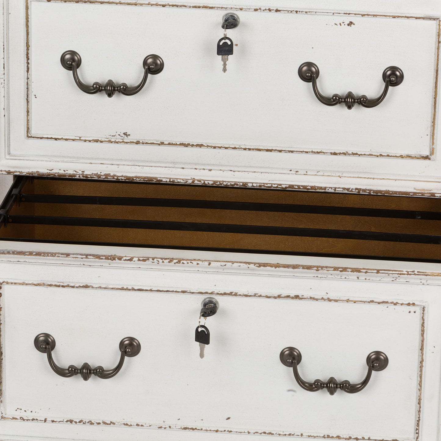 Magnolia Manor - Jr Executive Media Lateral File - White - Hornell Furniture Outlet