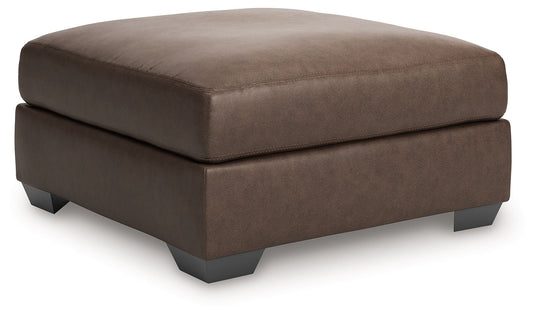 WillowBend - Umber - Oversized Accent Ottoman - Hornell Furniture Outlet