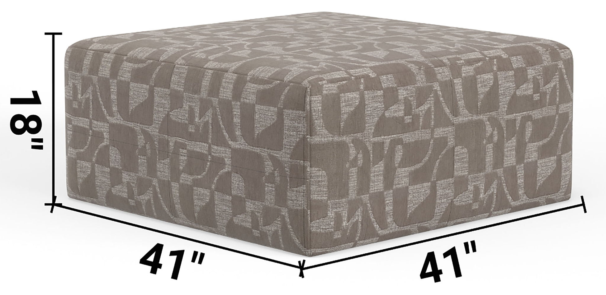 Zeke - Cocktail Ottoman - Hornell Furniture Outlet
