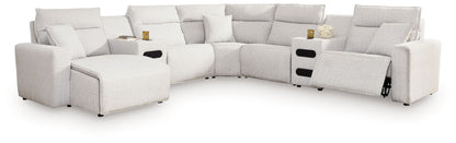 Modmax II - Reclining Sectional - Stone - Hornell Furniture Outlet