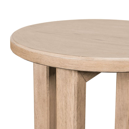 Proximity Place - Chairside Table - Light Brown - Hornell Furniture Outlet
