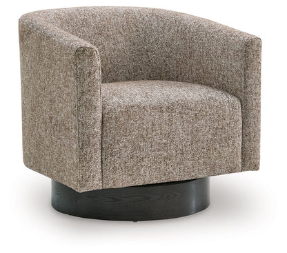 Jorryn - Swivel Accent Chair - Brown - Hornell Furniture Outlet