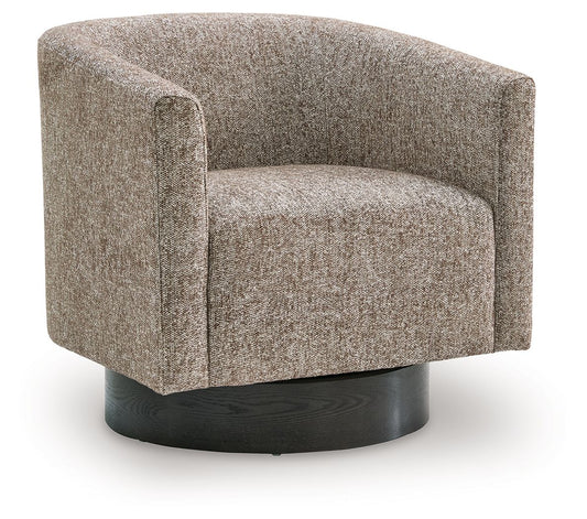 Jorryn - Swivel Accent Chair - Brown - Hornell Furniture Outlet