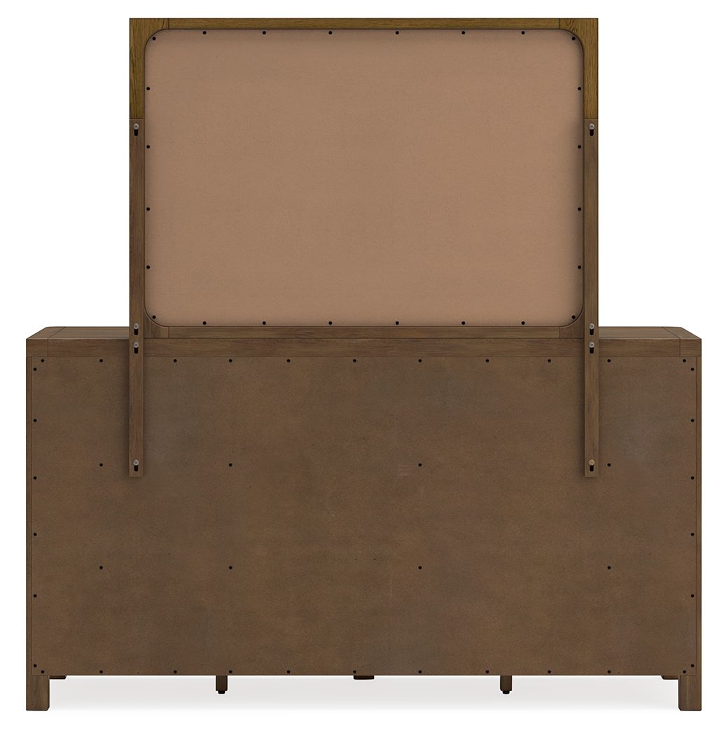 Cabalynn - Dresser And Mirror - Light Brown - Hornell Furniture Outlet