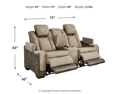 Next - Gen Durapella - Power Reclining Loveseat - Hornell Furniture Outlet
