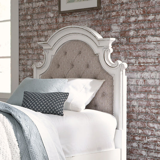 Magnolia Manor - Uph Panel Headboard - Hornell Furniture Outlet
