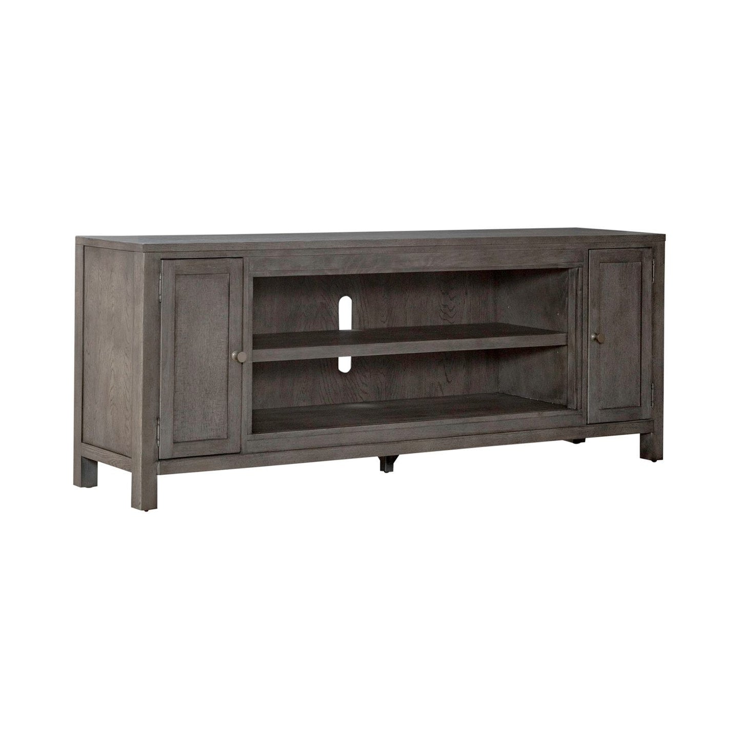 Fireplace TV Consoles - 78" Fireplace TV Console FTS - Dark Brown - Hornell Furniture Outlet