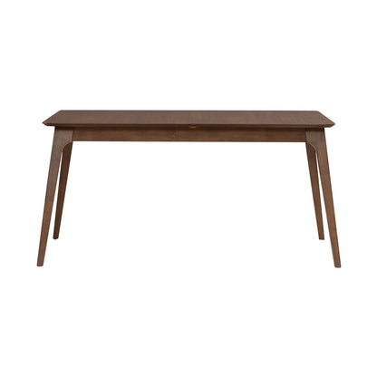 Space Savers - Rectangular Leg Table - Brown - Hornell Furniture Outlet